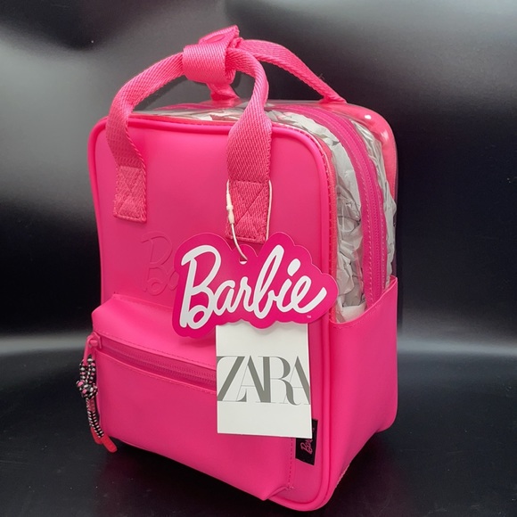 Zara X Barbie Mini Clear & rubber Backpack - Picture 3 of 15